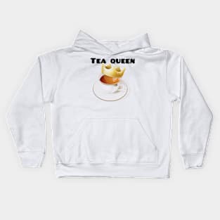 Tea Queen Design Kids Hoodie